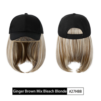Baseball Cap Wig Hat With Hair Wig Naturally Cap With Wig Hat Wigs