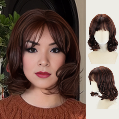 Bernice - Wigyy Wave Bob Elegant Wig with Bang