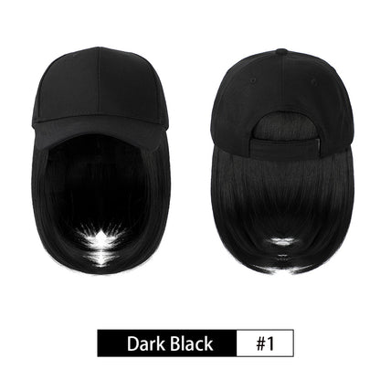 Baseball Cap Wig Hat With Hair Wig Naturally Cap With Wig Hat Wigs