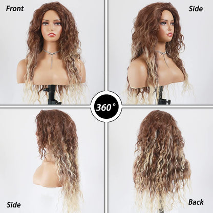 New Wave Golden Fluffy Hot Wigs