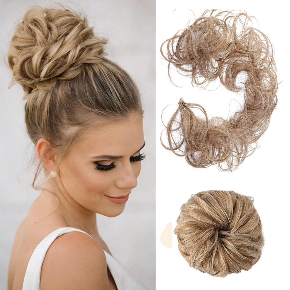 Scrunchie Messy Hair Bun Chignon Elastic Band Extension