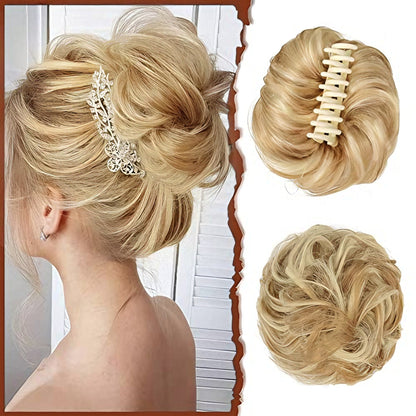 Claw Clip Messy Bun Hair Piece