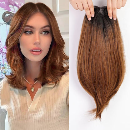 14/18 Inch Hair Toppers for Women Synthetic Hair Toppers Hair Pieces