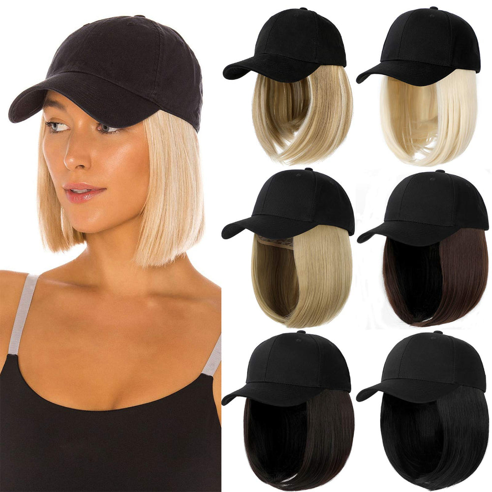 Baseball Cap Wig Hat With Hair Wig Naturally Cap With Wig Hat Wigs