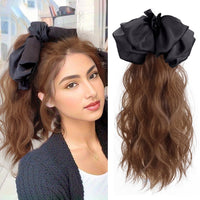 Black bow-Light Brown